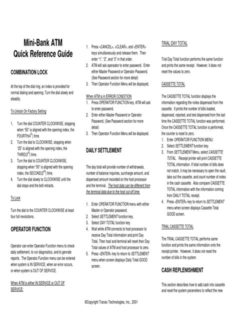 Image result for ATM User Guide