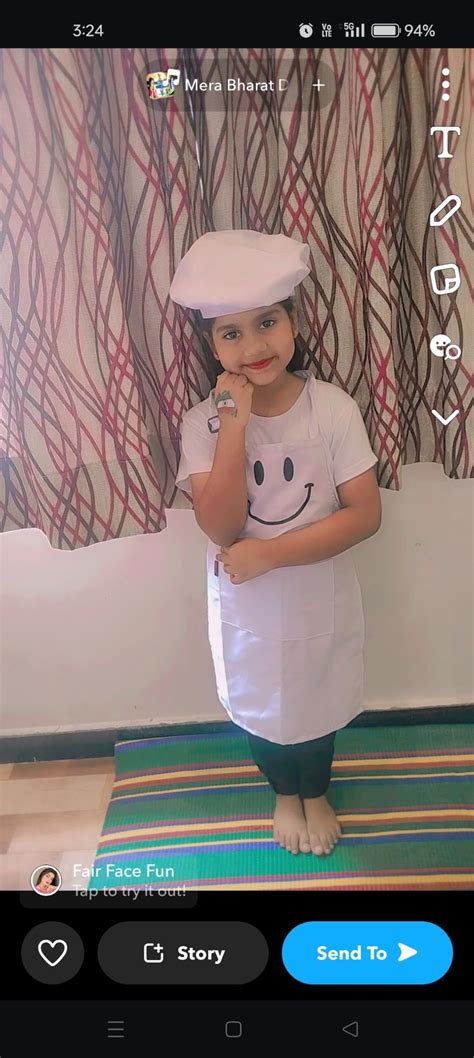 Buy Switchon Polyester Waterproof Adjustable Kids Multi purpose Cooking ...