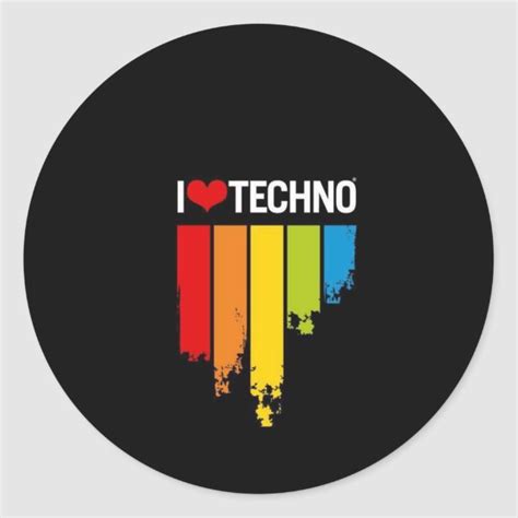 Techno 4K Sticker 的图像结果