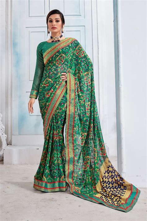 Ynf Persian Print Catalog Traditional Wear Georgette Sarees