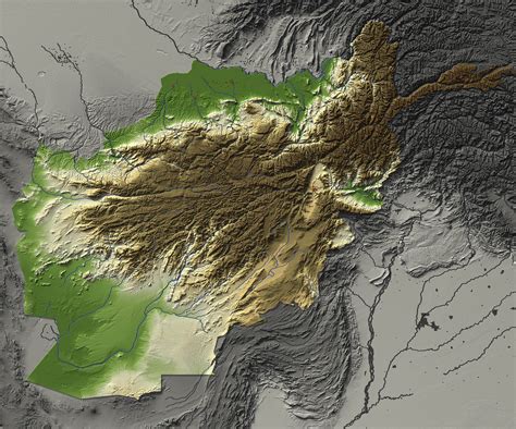 Afghanistan Map - Afghanistan