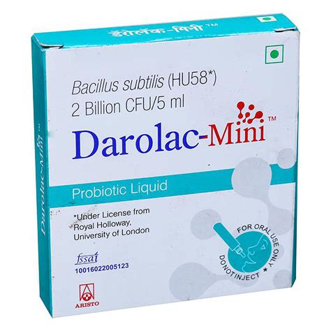 Buy Darolac-Mini Liquid 5 ml | 19 Minutes Delivery | Apollo Pharmacy