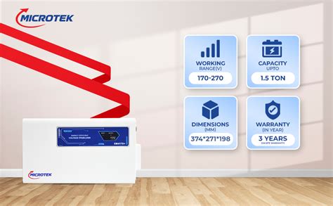Microtek EM 4170+ Automatic Voltage Stabilizer for Air Conditioners