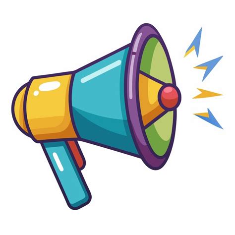 Megaphone clipart vector | Premium AI-generated vector