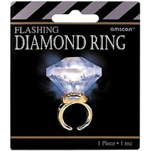 Light Up Faux Diamond Ring : Amazon.in: Toys & Games