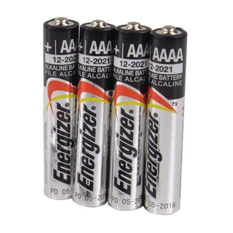 Energizer AAAA 4-piece Alkaline Batteries 4-piece Set 4A E96 Battery ...