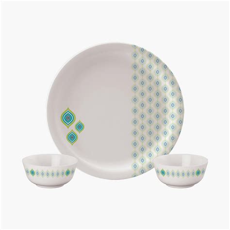Buy SERVEWELL Printed 18-Pc. Dinner Set from Servewell at just INR 2304.0