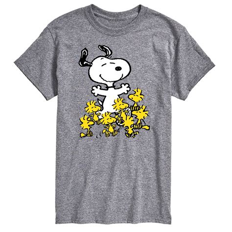Peanuts - Best of Snoopy And Woodstock - Men's Short Sleeve Graphic T ...
