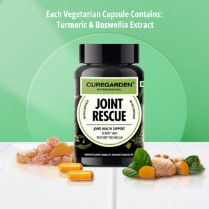 Curegarden Joint Rescue Capsule, Natural Joint Health Supplements with ...