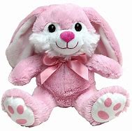 Image result for Stuffed Pink Easter Bunny