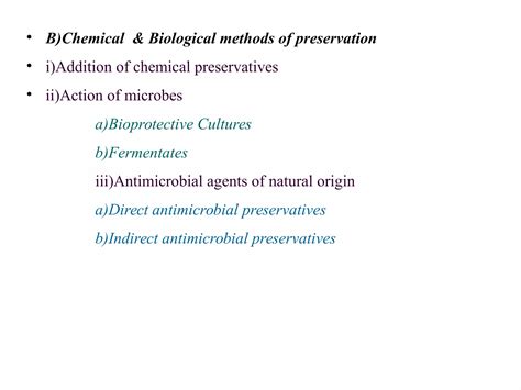 Biopreservatives | PDF
