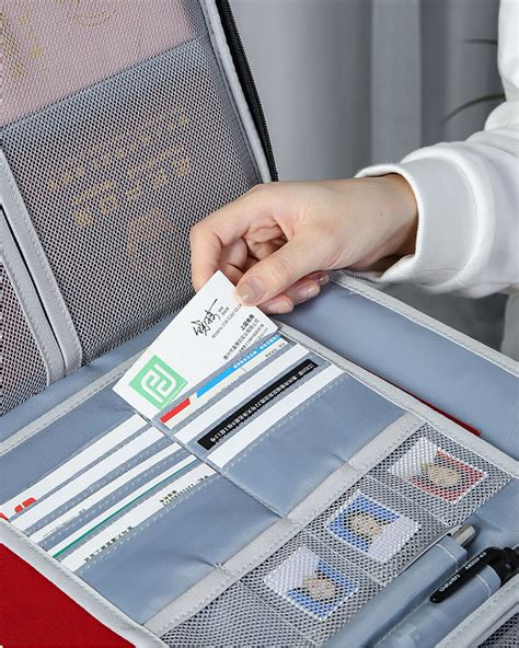 家用证件收纳包户口本重要文件整理袋大容量旅行多功能包收纳批发-阿里巴巴