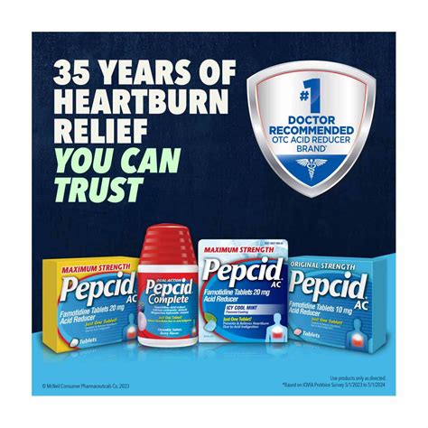 Buy Pepcid AC Maximum Strength for Heartburn Prevention & Relief, 25 ct from Dollar General ...