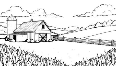 Farm clipart black white Images - Free Download on Freepik