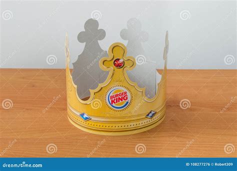 Peper Crown with Burger King Logo. Editorial Photo - Image of king ...