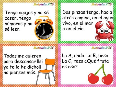 Colección de adivinanzas para trabajar la comprensión lectora ...