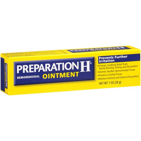 Preparation H Hemorrhoid Symptom Treatment Ointment (1.0 Ounce ...