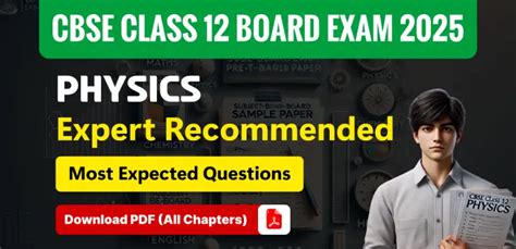 Image result for Most Expected Questions Physics Class 12