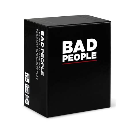 Bad People Card Game - Island Hobbies International