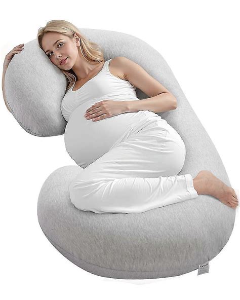 Pregnancy Pillow, C-Shaped Full Body Maternity Pillow compatible ...