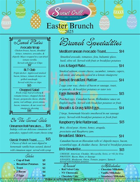 Easter Brunch, 25276 W. Grass Lake Rd, Antioch, IL, United States ...