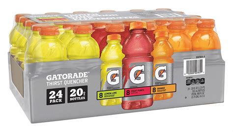 GATORADE, Fruit Punch/Lemon-Lime/Orange, Single-Serve, Sports Drink ...