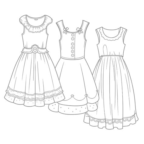 Dress Drawing Transparent at Tami Lumley blog