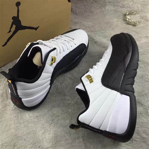 Nike Air Jordan Retro XII 12 Low White Black Men Shoes 308317 - Sepwear