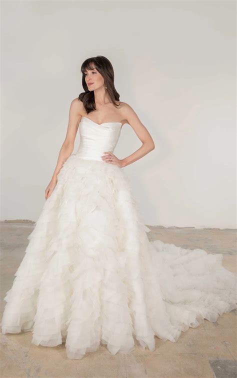 LE1288 | Martina Liana Luxe | High-Fashion Silk and Tulle Ballgown Wedding Dress with Pockets ...