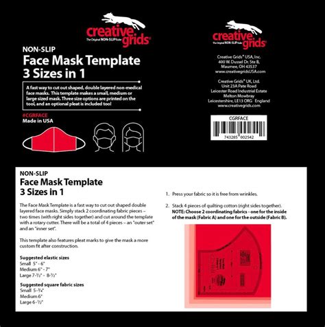 Image result for Creative Grids Face Mask Template Tutorial