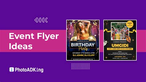 Event Flyer Samples 的图像结果