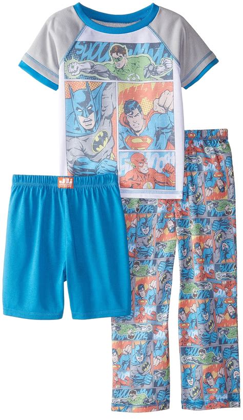 Buy Justice League Big Boys' 3 Piece Set, White/Blue, Large at Amazon.in