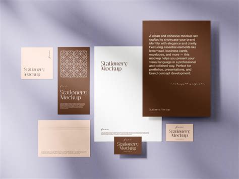 3 Free Simple Paper Branding Stationery Mockup PSD Files - Good Mockups