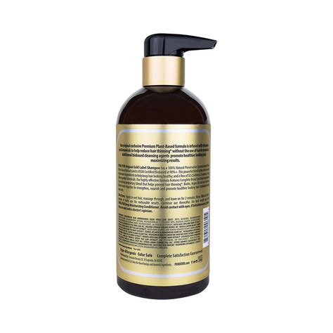 Pura D'or - Original Gold Label - Anti-Hair Thinning Shampoo - 473 mL ...