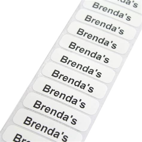 Iron-On Name Labels | Cross Embroidery