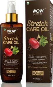 WOW SKIN SCIENCE Stretch Care Oil to Minimize Stretch Marks & Even Out ...