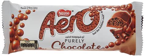 Buy Nestle Aero Medium Milk Chocolate Bar, 36g, White Online at ...