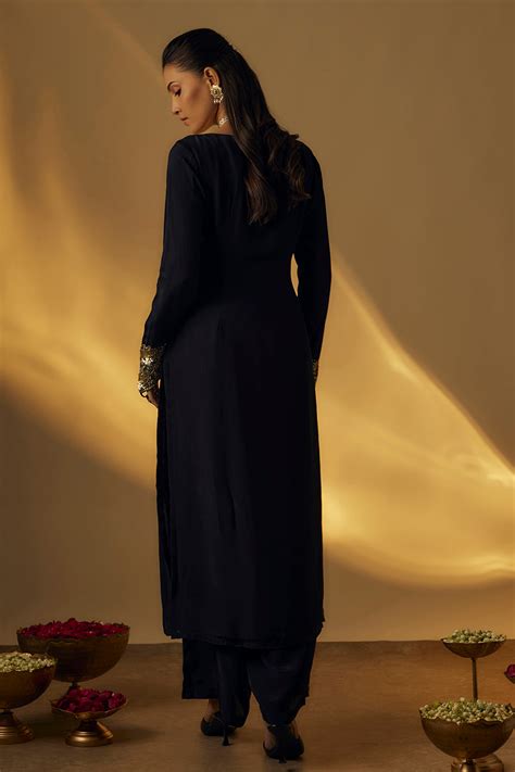 Black Kurta Set