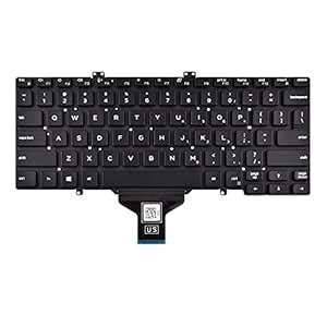 SUNMALL Replacement Keyboard Compatible with Dell Latitude 7400 3400 ...