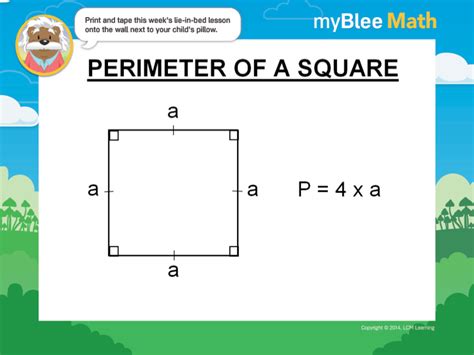 Image result for Perimeter of a Square Example