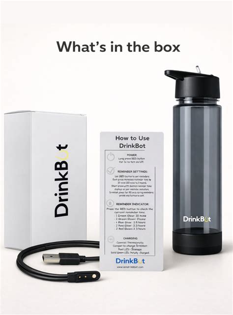 Drinkbot Smart Water Bottle | 700/750ml – iamdrinkbot