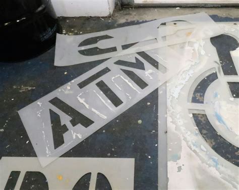 Asphalt Pavement Stencils | Everything But The House