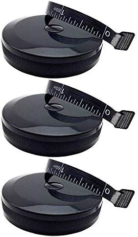 Galaxy 3 Pack Tape Measure 150 cm 60 Inch Push Button Tape Body ...