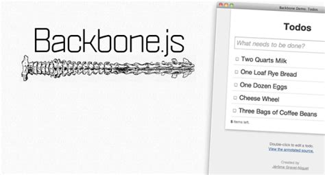 Backbone Tutorial 的图像结果