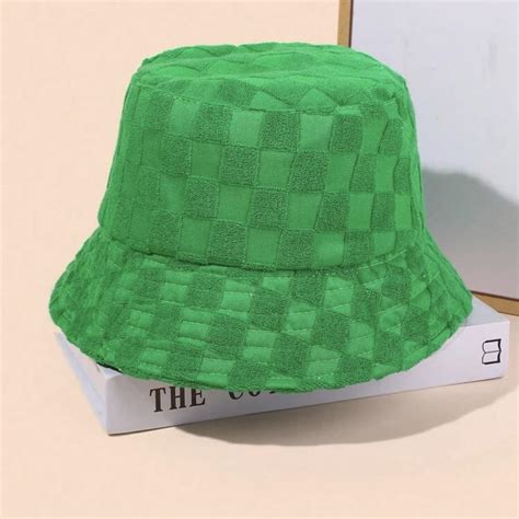 Green Bucket Hat - Depop