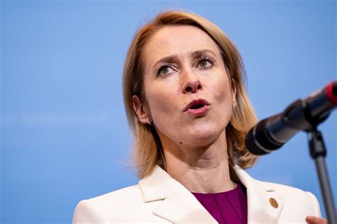 Head shot of Kaja Kallas, the European Union High Representative for Foreign Affairs and Security Policy, and European Commission Vice-President. She is a woman with shoulder-length blonde hair, looking slightly away from the camera.
