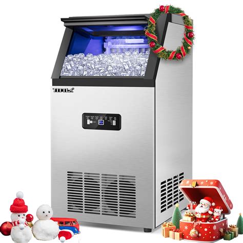TITTLA Commercial Ice Maker Machine, 88Lbs/Day, Built-In & Freestanding ...