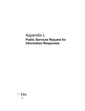 Fillable Online Appendix L: Public Services Request for Information ...