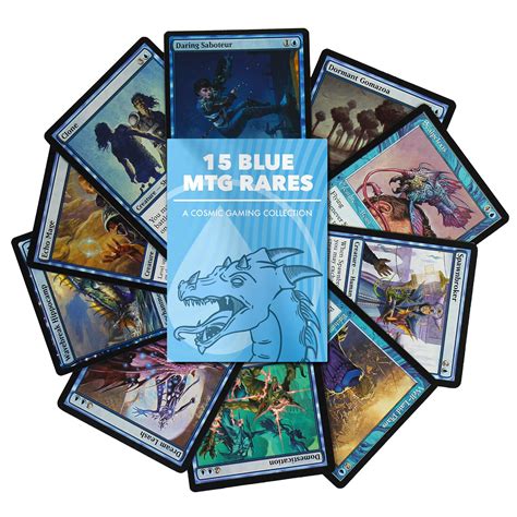 Buy Magic The Gathering Blue Rares Booster Pack - 15 Blue Rare MTG ...