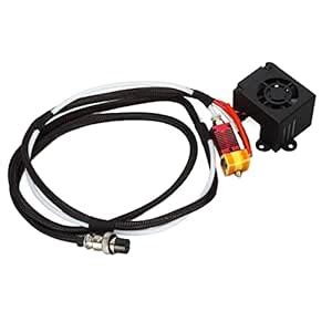 NEE 3D Printer Nozzle Set, Metal ABS Low Retraction Printer Nozzle ...